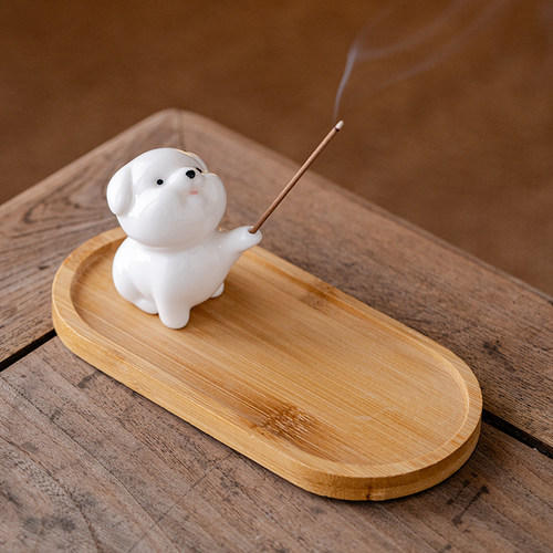 茶宠软萌治愈檀香道室内插中式