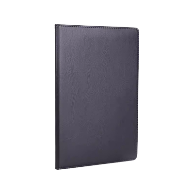 皮面本记事本得力商务笔记本