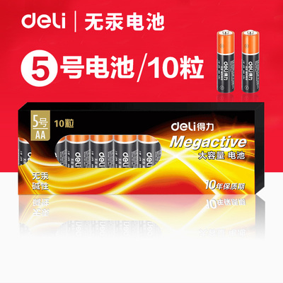 得力儿童玩具碱性电池18502电视