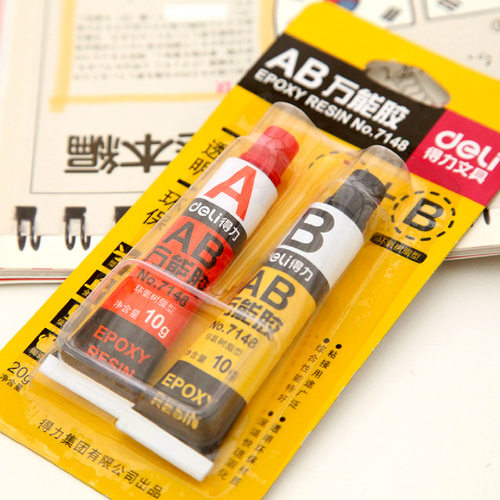 得力金属玻璃陶瓷多功能胶