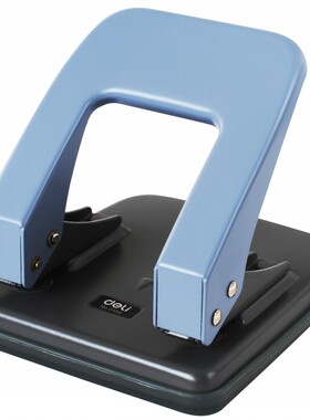 得力打孔机0104 打纸厚度35张两孔 孔距80mm 打洞机 打孔器