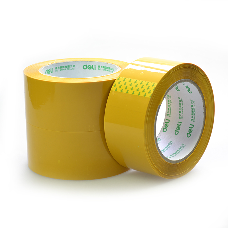 得力30239米黄胶带48mm*100y*50um 封箱胶带 得力办公文具 粘胶带