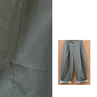 灰绿萝卜裤 长裤 微胖大码 宽松阔腿裤 260301 欧版 NXJ