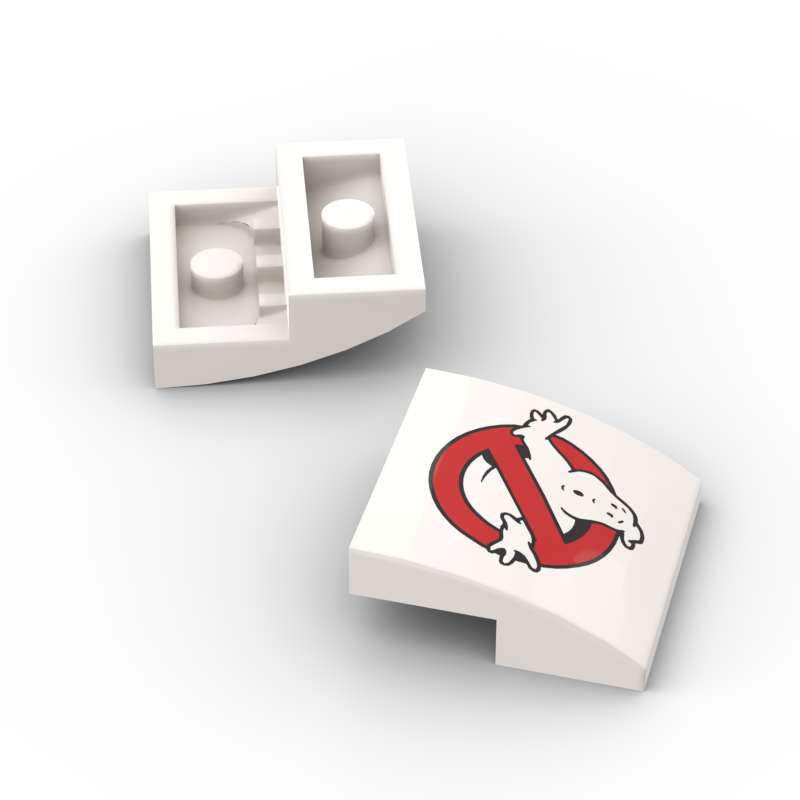 捉鬼敢死队印刷2x2弧形教育积木