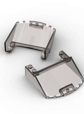 兼容乐高65632 国产科技教育积木零件 挡风玻璃 6x6x1moc小颗粒