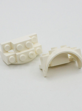 兼容乐高35789 国产科技教育积木 2x4x2跑车轮眉moc小颗粒