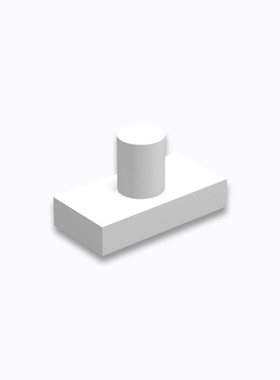 兼容乐高24445 国产科技教育积木零件 迷你颈连接器颈销的专用1x2