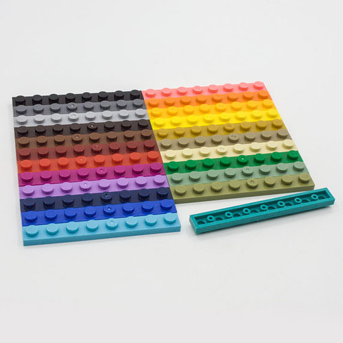 小颗粒积木34601x8基础板矮砖