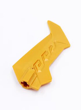 兼容颗粒 76919积木 国产科技教育零件 花纹尾翼 生化件 珍珠金色