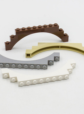 兼容乐高18838 6108 14707 国产科技教育积木零件 1x12x3拱门砖