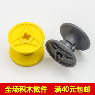 兼容乐高收绳滚轮绞线国产