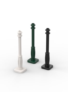 国产科技教育积木零件 兼容2039 2x2x7空心灯柱moc小颗粒配件