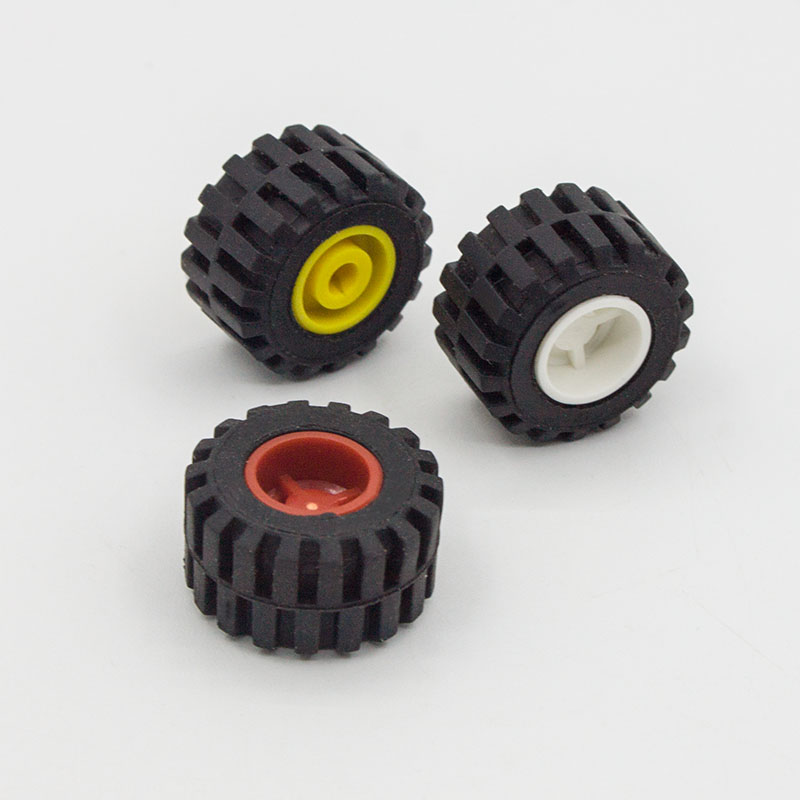 国产教育8x6mm车轮胎补件积木
