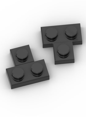 兼容小颗粒 2x2转角板颗粒位置在中间 特殊国产科技教育积木散件