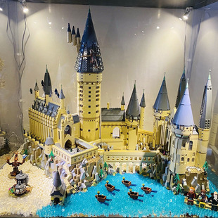 适用海水颗粒 霍格沃兹海景渔夫小屋海水件小颗粒积木散件配