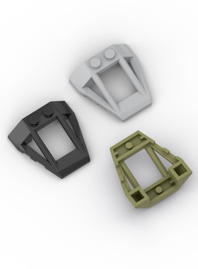 兼容乐高47758  国产科技教育积木零件4x4 车挡风玻璃框架6096719