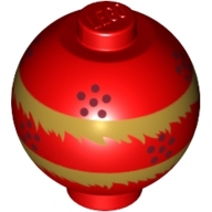 兼容乐高20953pr0003 国产科技教育积木零件2x2球型件 舞龙彩球