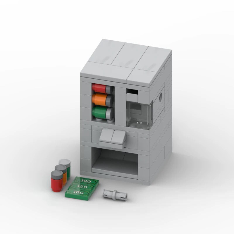 兼容创意贩卖机 迷你雪糕柜 展示柜 儿童拼装益智小颗粒积木玩具,玩具/童车/益智/积木/模型,普通塑料积木,淘宝优惠券,粉丝福利购,淘宝优惠卷