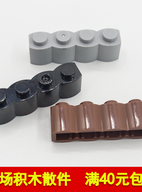 兼容乐高30137 国产科技教育积木零件1x4栅栏砖 moc小颗粒补件