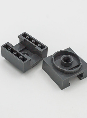 兼容乐高30516 国产科技教育积木4x4旋转台可配60474 61485小颗粒