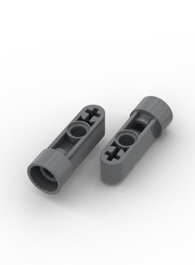 国产科技教育积木零件 兼容41681 L3带十字轴连接moc小颗粒配件