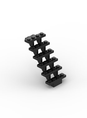兼容30134 （长款）国产科技教育积木零件 7x4x6高楼梯子moc配件