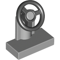 兼容乐高3829c01 73081 9552国产科技教育积木零件 1x2带方向盘板