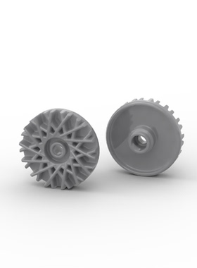 兼容 37195 国产科技教育积木零件 18mm 轮毂罩moc小颗粒配件