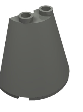 兼容乐高38317 国产科技教育积木零件  4x2x3半圆锥moc小颗粒