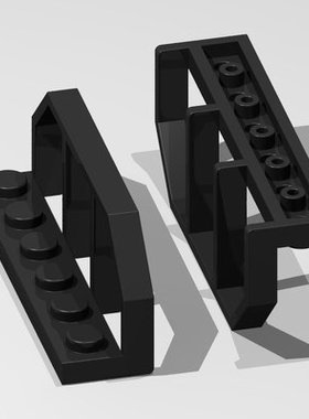 兼容乐高6583 58494 国产科技教育积木零件 6x2围栏挡架 mo小颗粒