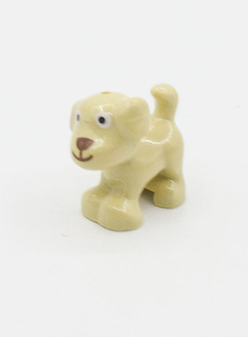 兼容乐高93088 国产科技教育积木零件 动物 小狗 moc小颗粒