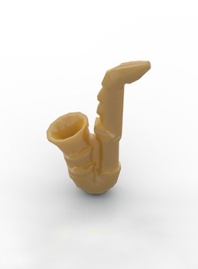 兼容乐高13808国产科技教育积木零件手持乐器 贝斯萨克斯6038163