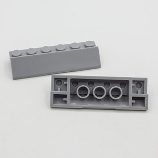 兼容乐高2875 斜坡45°2x6x2 moc小颗粒 国产科技教育积木零件