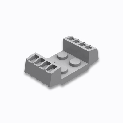 兼容乐高41862国产科技教育积木零件2x2格栅散热口异形板4211748