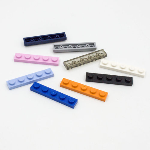 兼容78329 国产科技教育积木零件 1x5 基础板矮板 moc小颗粒配件 - 封面
