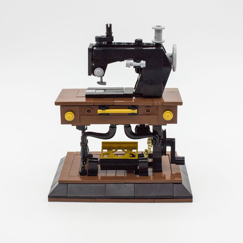 兼容乐高 国产科技教育积木零件 moc-41609 缝纫机小颗粒