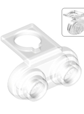 兼容乐高18986 国产科技教育积木零件双粒人仔背架 托架件  背架