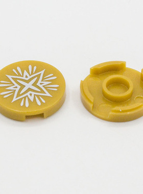 兼容乐高14769印刷件 国产科技教育积木零件 2X2圆面板 moc小颗粒