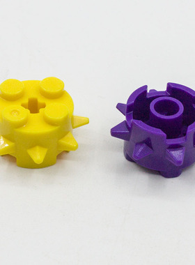 兼容乐高27266 国产科技教育积木零件 2x2 带尖刺圆柱砖 6215043