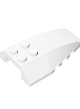 兼容乐高43712 国产科技教育积木零件 4x6三重弯曲楔形件 小颗粒