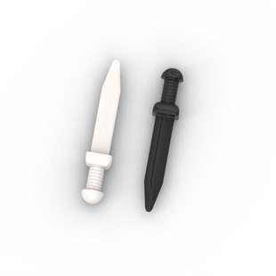 兼容小颗粒 95673积木 国产科技教育零件 人仔武器 罗马短剑配件