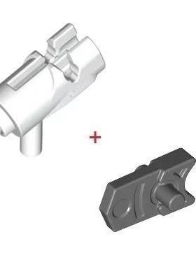 兼容乐高15391 15392 23922国产积木零件 激光枪扳机 1x2射击炮