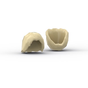 兼容乐高 88283 国产科技教育积木零件 中长蓬乱中分发型 小颗粒