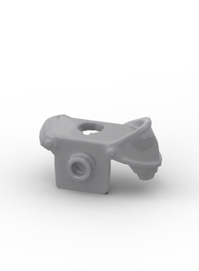 国产科技教育积木零件 肩甲 兼容65435 中古征兵平银金色铠甲配件