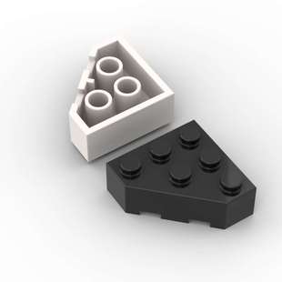兼容乐高30505 国产科技教育积木 3x3 三角砖转角 楔形moc小颗粒