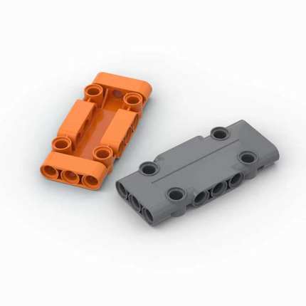 兼容乐高71709 国产科技教育积木 3x7科技面板车底板moc小颗粒