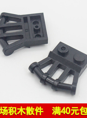 兼容乐高92692 国产科技教育积木零件 1x2铰链把手板(4604304)