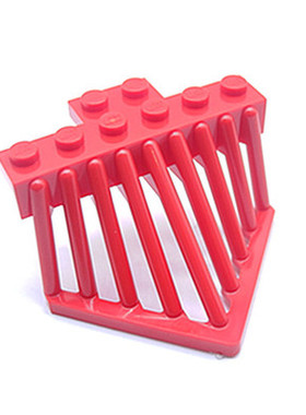 兼容乐高90201 国产科技教育积木零件交通 火车排障器2x6 4583899