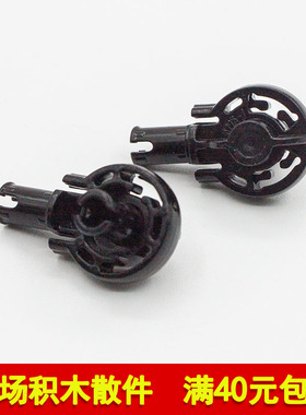 兼容乐高47455 国产科技教育积木零件带栓 旋转活动关节连接件