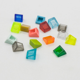 兼容乐高35338 50746 54200 国产科技教育积木零件 1x1斜坡砖